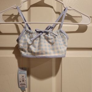 Blue Plaid Bikini XS/Size 4/5